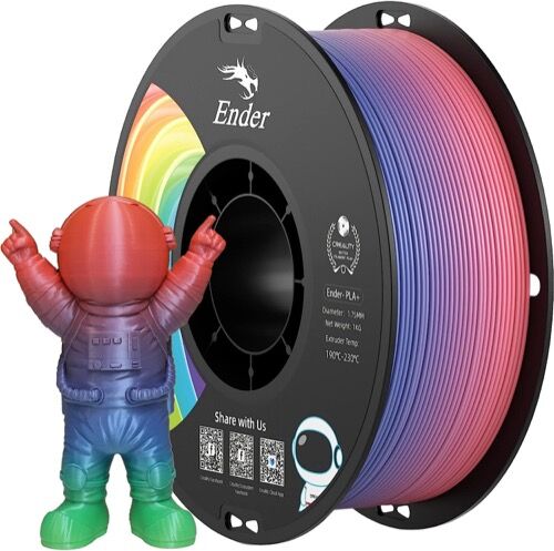 Creality Ender Plus PLA+ Rainbow Filament