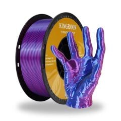KİNGROON Çift Renk Mavi-Mor Silk 3d Yazıcı Filament